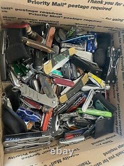 LARGE 30 POUNDS TSA Confiscated MULTI-TOOLS Various KNIVES TREASURE HUNT