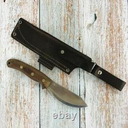 LT. Wright Handcrafted Knives Jessmuk Natural Micarta Scandi CPM-3V Blade Sheath