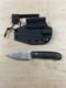 LT Wright Knives Patriot Black Micarta / Brass Pins A2 with Kydex Sheath