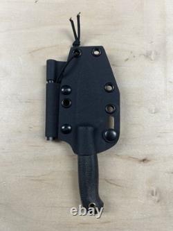 LT Wright Knives Patriot Black Micarta / Brass Pins A2 with Kydex Sheath