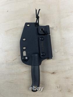 LT Wright Knives Patriot Black Micarta / Brass Pins A2 with Kydex Sheath