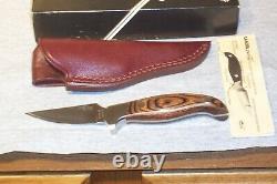 Lakota Fin Wing Knife & Sheath Never Used Condition In Box Made In Seki Japan