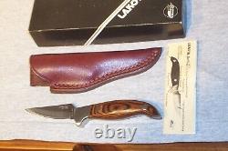 Lakota Fin Wing Knife & Sheath Never Used Condition In Box Made In Seki Japan
