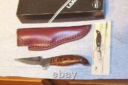 Lakota Fin Wing Knife & Sheath Never Used Condition In Box Made In Seki Japan