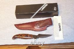 Lakota Fin Wing Knife & Sheath Never Used Condition In Box Made In Seki Japan