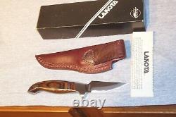 Lakota Fin Wing Knife & Sheath Never Used Condition In Box Made In Seki Japan