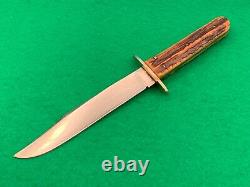 Landers Frary & Clark LF&C Vintage 100 YEARS OLD Hunting STAG BOWIE Knife