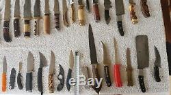 Large collection of knives