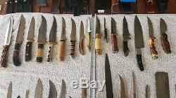 Large collection of knives