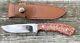 Larry Page Custom Hunting Knife Drop Point 1359/2600 with Sheath