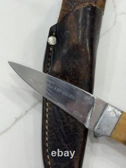 Linder Hunting Knife 440 with Original Sheath Made In Germany