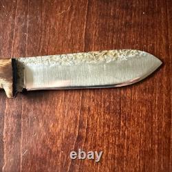 Lon Humphrey Custom Knives Forged Small Pin Kephart 1st Run Curly Maple 1095