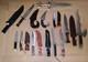 Lot Of 11 Mixed Knives 10 To 21 Length Damascus Steel & More