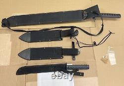 Lot of 4 Cold Steel Machetes, South Africa Series, Tactical Machetes