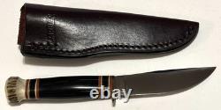MARBLES GLADSTONE PLAINSMAN Hunting Knife FIXED BLADE With Sheath Unused