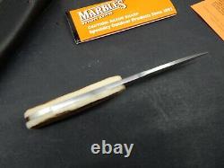 MARBLES Gladstone Stag Antler CAPER Hunting Knife Mint in Box