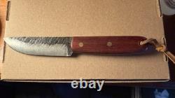 ML Knives Handmade Mountain Knife Bloodwood Handle High Carbon Steel Sheath