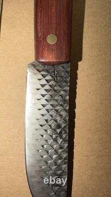 ML Knives Handmade Mountain Knife Bloodwood Handle High Carbon Steel Sheath