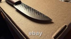 ML Knives Handmade Mountain Knife Bloodwood Handle High Carbon Steel Sheath