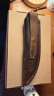 ML Knives Handmade Mountain Knife Bloodwood Handle High Carbon Steel Sheath