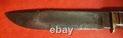 MSA MARBLES M. S. A. Hunting/IDEAL BOWIE Knife TUBE SHEATH STAG ON STAG