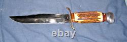 Made Soligen Germany Edge Brand Original Bowie Hunter Knife large 12 Tip to Tip