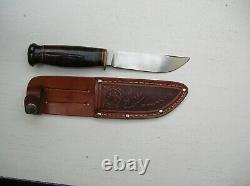 Marbles #60 Sport knife, leather/Bakelite