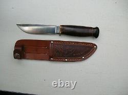 Marbles #60 Sport knife, leather/Bakelite