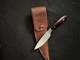 Marbles Caper Fixed Blade Hunting Knife Cocobolo Handle with Sheath