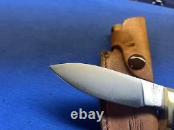 Marbles Gladstone USA 2002 Winewood / Stag Sport Hunting Knife Nib