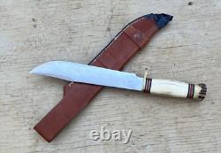 Marbles Gladstone USA leather sheath Trailmaker fixed blade knife