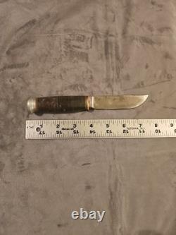 Marbles Pat. 19 6 Woodcraft Knife 3/8 Nut Handle Is Loose