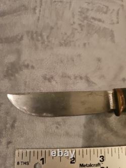 Marbles Pat. 19 6 Woodcraft Knife 3/8 Nut Handle Is Loose