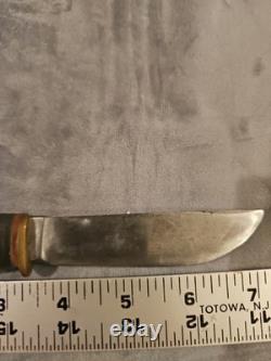Marbles Pat. 19 6 Woodcraft Knife 3/8 Nut Handle Is Loose
