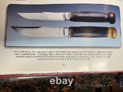 Marbles expert Knife 1915-16 with tube sheath Antique Vintage RARE HTF #21