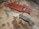 Marcus Lin Knife Custom Large Field Bowie Original Sheath