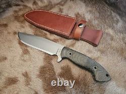 Marcus Lin Knife Custom Large Field Bowie Original Sheath