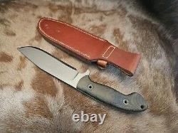 Marcus Lin Knife Custom Large Field Bowie Original Sheath