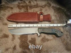 Marcus Lin Knife Custom Large Field Bowie Original Sheath