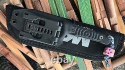 Medford Mizuchi Fixed Blade Knife Black G-10 20CV Blade Kydex Sheath NEW