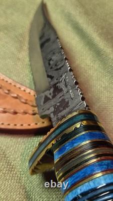Michael Klaas Espana (Spain), 13in Custom Knife & Leather Sheath (NICE)