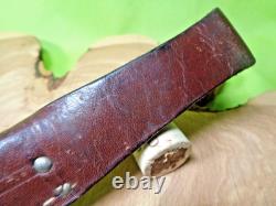 Mid Century Vintage Queen Bird & Trout Knife with Original Sheath