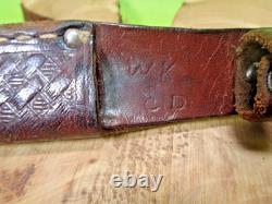 Mid Century Vintage Queen Bird & Trout Knife with Original Sheath