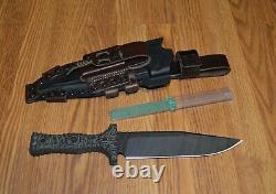 Miller Bros Blades M-22 Bowie Knife, Tactical Survival Knife, Fighting Knife