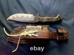 Miller Bros Blades M33 Custom Handmade Survival Knife. 8MM THICK Near Invincible