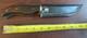 Miller knife custom signed fixed blade knife with hand made sheath nice