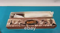 Mint Marble's Trailmaker Stacked Leather Hunting Bowie Knife + Sheath & Box