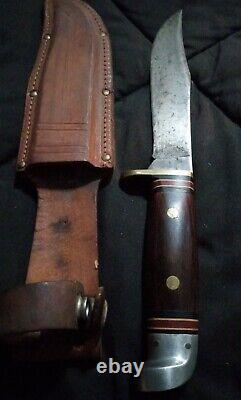 Mint Western USA W38 Hunting Knife Original Sheath