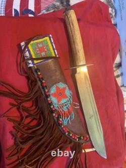 Mountain man bowie knife