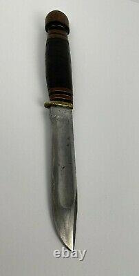 Msa Marbles Safety Axe 1907-1911 Ideal Knife Lignum Vitae Pommel 5-1/4 Blade